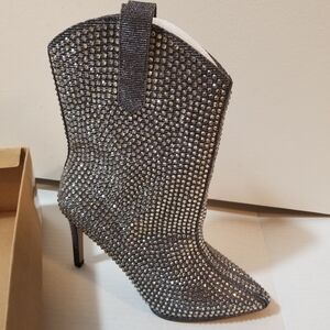 NIB Jessica Simpson Vianne Rhinestone cowboy boots